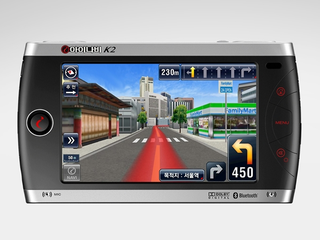Illustration for article titled Thinkware iNAVI K2 GPS Makes Navigation Look Like a Game